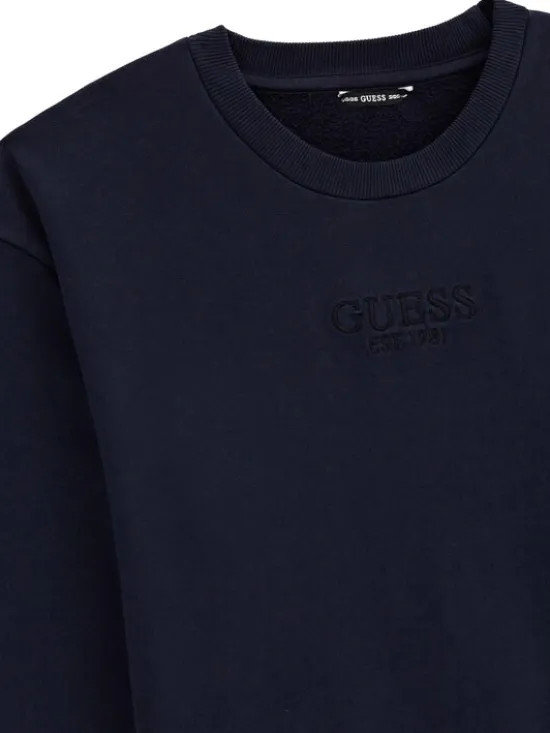 Guess Bluza L5YQ22 KAV34 Granatowy Regular Fit