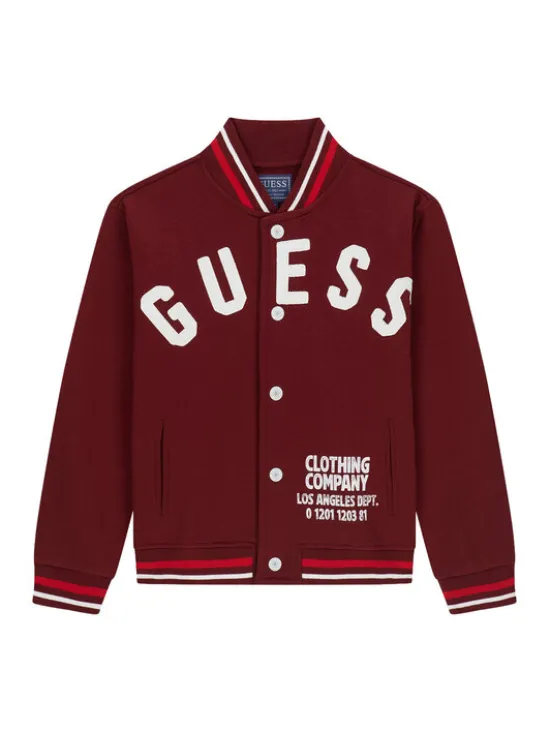 Guess Bluza L6YQ03 K4013 Bordowy Regular Fit