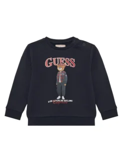 Guess Bluza N6BQ03 K6112 Granatowy Regular Fit