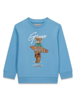 Guess Bluza N6GQ04 KA6R4 Niebieski Regular Fit