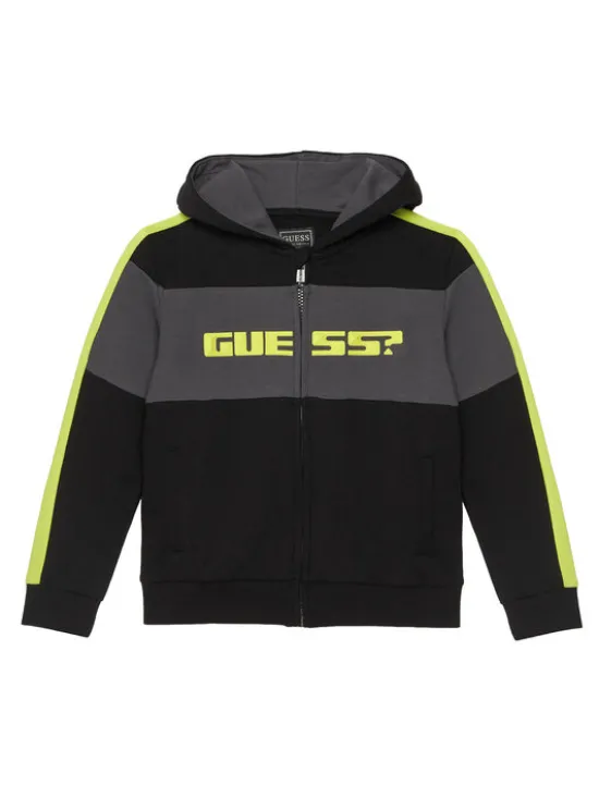 Guess Bluza N6RQ02 KA6R4 Czarny Regular Fit