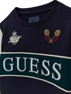 Guess Bluza N6YQ08 K4101 Granatowy Regular Fit