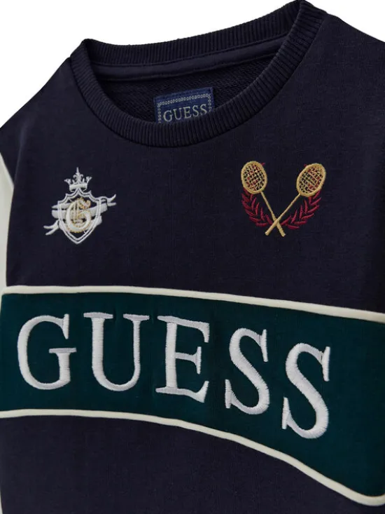 Guess Bluza N6YQ08 K4101 Granatowy Regular Fit