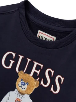 Guess Bluza N6YQ05 K4096 Granatowy Regular Fit