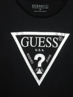 Guess Bluzka J84I36 K8HM0 Czarny Regular Fit