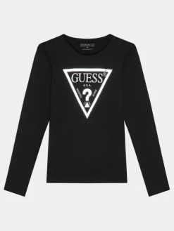 Guess Bluzka J84I36 K8HM0 Czarny Regular Fit