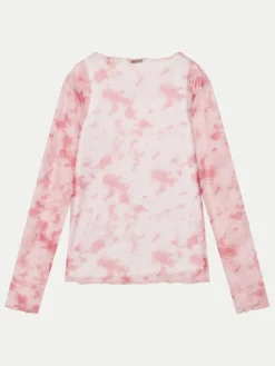 Guess Bluzka J5RP03 KCLZ0 Różowy Regular Fit