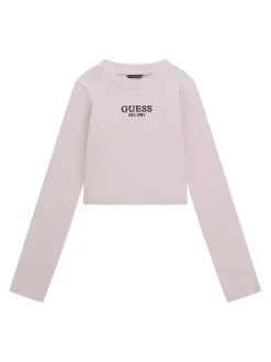 Guess Bluzka J4YI49 KBZP4 Różowy Regular Fit