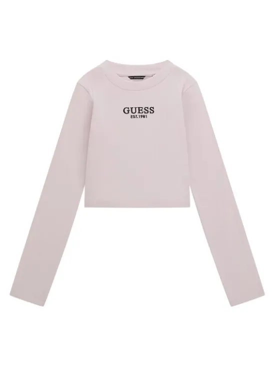 Guess Bluzka J4YI49 KBZP4 Różowy Regular Fit