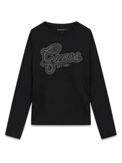 Guess Bluzka J6YI10 K3713 Czarny Slim Fit