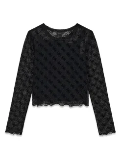 Guess Bluzka J6YP02 K3743 Czarny Regular Fit