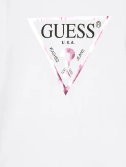 Guess Bluzka K84I18 K8HM0 Biały Regular Fit