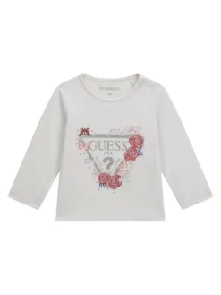 Guess Bluzka K6YI24 K3732 Biały Regular Fit