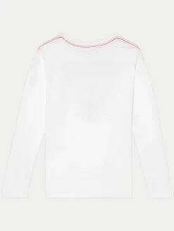 Guess Bluzka L84I29 K8HM0 Biały Regular Fit