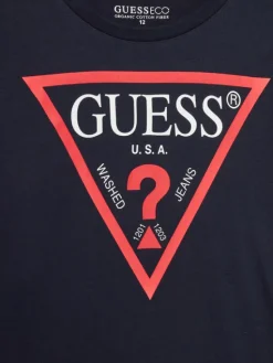 Guess Bluzka L84I29 K8HM0 Granatowy Regular Fit