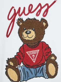 Guess Bluzka L5RI32 K8HM4 Biały Regular Fit