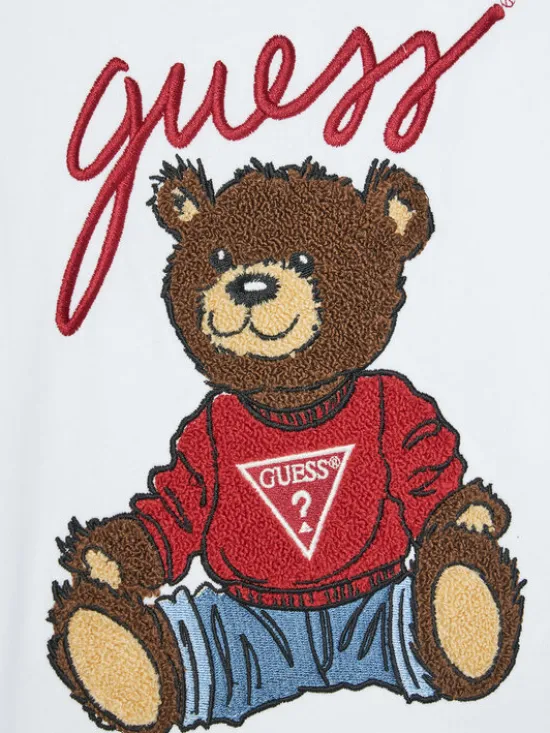 Guess Bluzka L5RI32 K8HM4 Biały Regular Fit