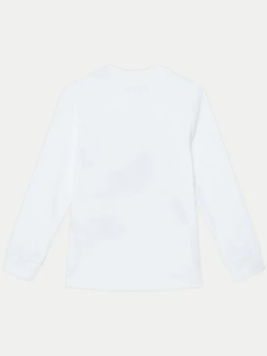 Guess Bluzka L5RI32 K8HM4 Biały Regular Fit
