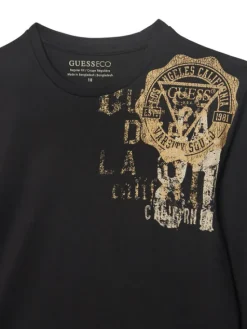 Guess Bluzka L6YI04 4K3709 Czarny Regular Fit