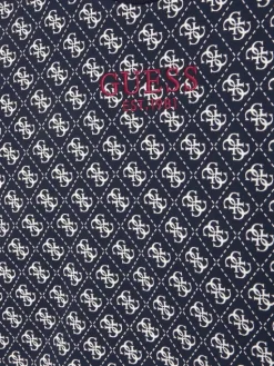 Guess Bluzka L5YI18 K8HM4 Granatowy Regular Fit