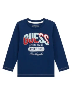 Guess Bluzka N5BI06 I3Z14 Granatowy Regular Fit