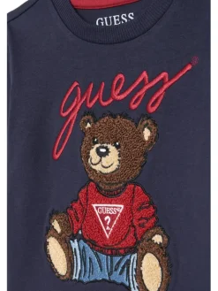 Guess Bluzka N4BI08 I3Z14 Granatowy Regular Fit