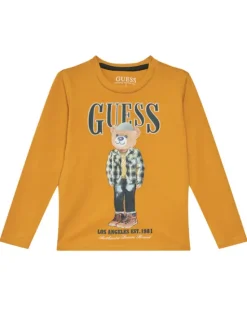 Guess Bluzka N5BI04 I3Z14 Żółty Regular Fit