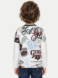 Guess Bluzka N6YI22 K3878 Biały Regular Fit