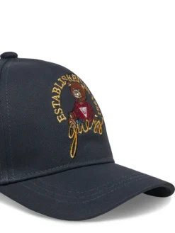 Guess Czapka z daszkiem H5RZ09 WO08O Granatowy