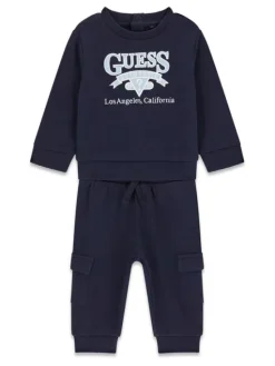 Guess Dres I6YG10 K4035 Granatowy Regular Fit