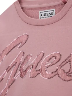 Guess Dres K6YG06 K4423 Różowy Regular Fit