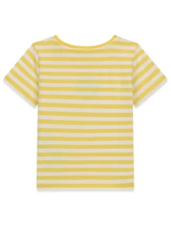 Guess Jeans T-Shirt K6YI27 K6649 Żółty Regular Fit