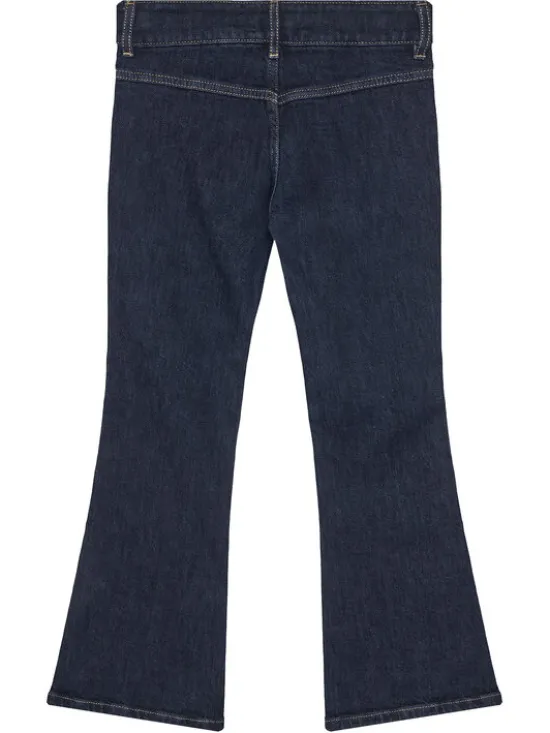Guess Jeansy J5BA16 D5FM0 Granatowy Flare Fit