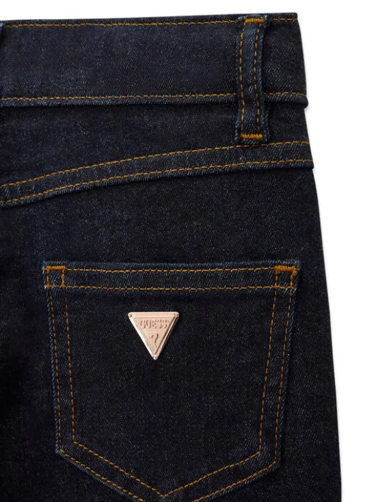 Guess Jeansy J6RA18 D4CA0 Niebieski Bootcut Fit