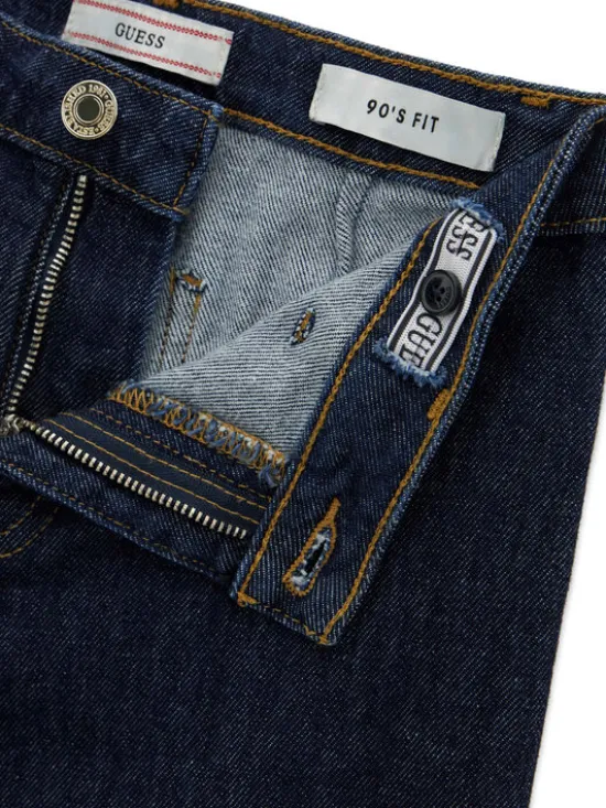 Guess Jeansy J6YA04 D1211 Granatowy Regular Fit