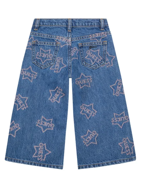 Guess Jeansy K6RA06 D45E0 Niebieski Regular Fit