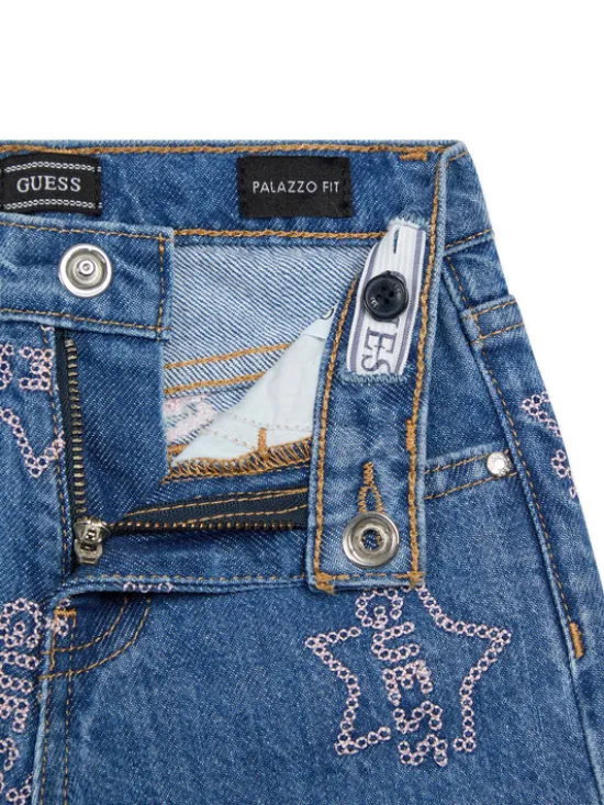 Guess Jeansy K6RA06 D45E0 Niebieski Regular Fit