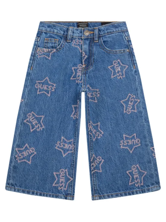 Guess Jeansy K6RA06 D45E0 Niebieski Regular Fit