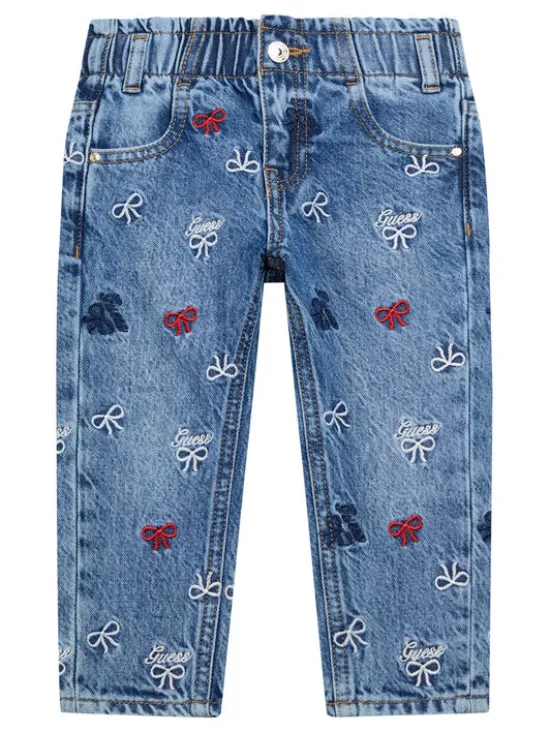 Guess Jeansy K6RA03 D45E0 Niebieski Regular Fit