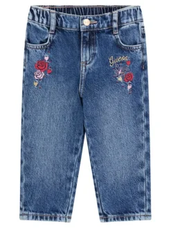 Guess Jeansy K6YA06 D1156 Niebieski Regular Fit