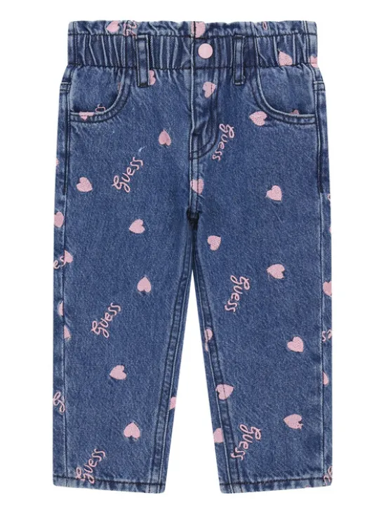 Guess Jeansy K6YA05 D1155 Niebieski Regular Fit