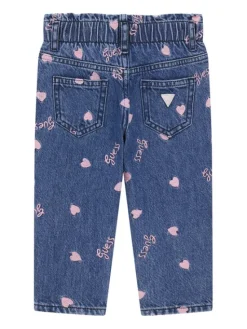 Guess Jeansy K6YA05 D1155 Niebieski Regular Fit