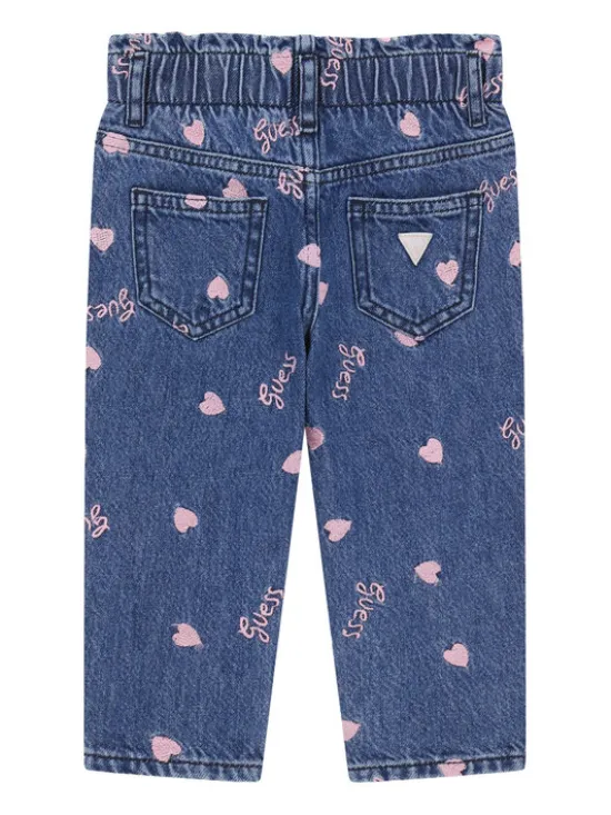 Guess Jeansy K6YA05 D1155 Niebieski Regular Fit