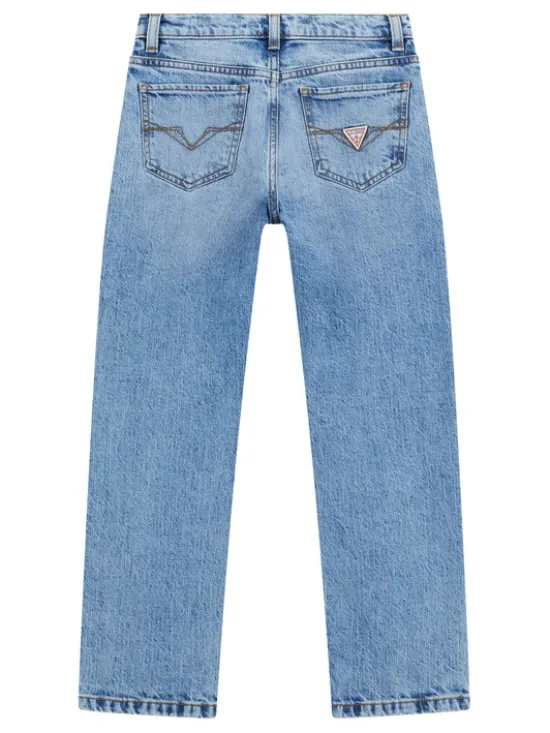Guess Jeansy L6RA01 D58M2 Niebieski Straight Fit