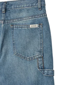 Guess Jeansy L6YA03 D1227 Niebieski Wide Leg