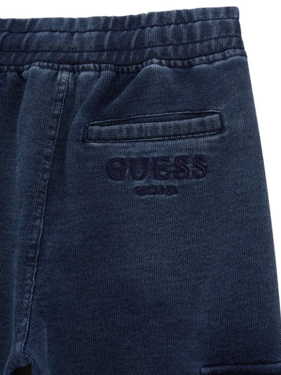 Guess Joggery L5YQ14 KCYC0 Granatowy Regular Fit