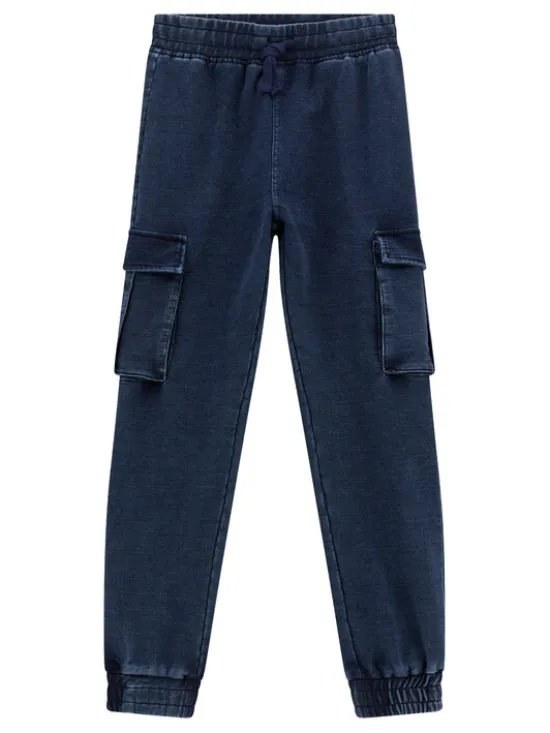 Guess Joggery L5YQ14 KCYC0 Granatowy Regular Fit