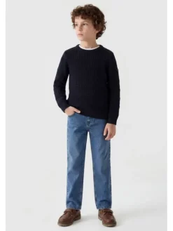 Guess Kids Bluza 183848 Niebieski Classic Fit