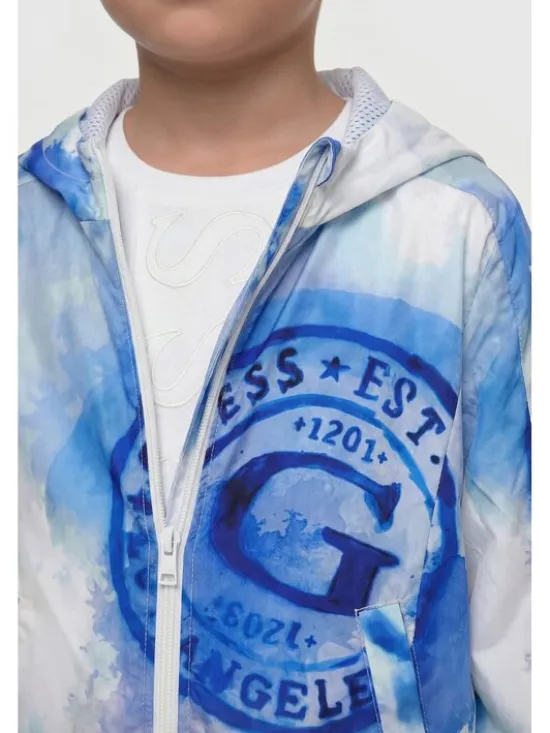 Guess Kids Kurtka przejściowa 181445 Kolorowy Classic Fit