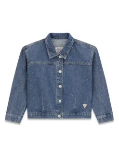 Guess Kids Kurtka przejściowa 183386 Niebieski Classic Fit